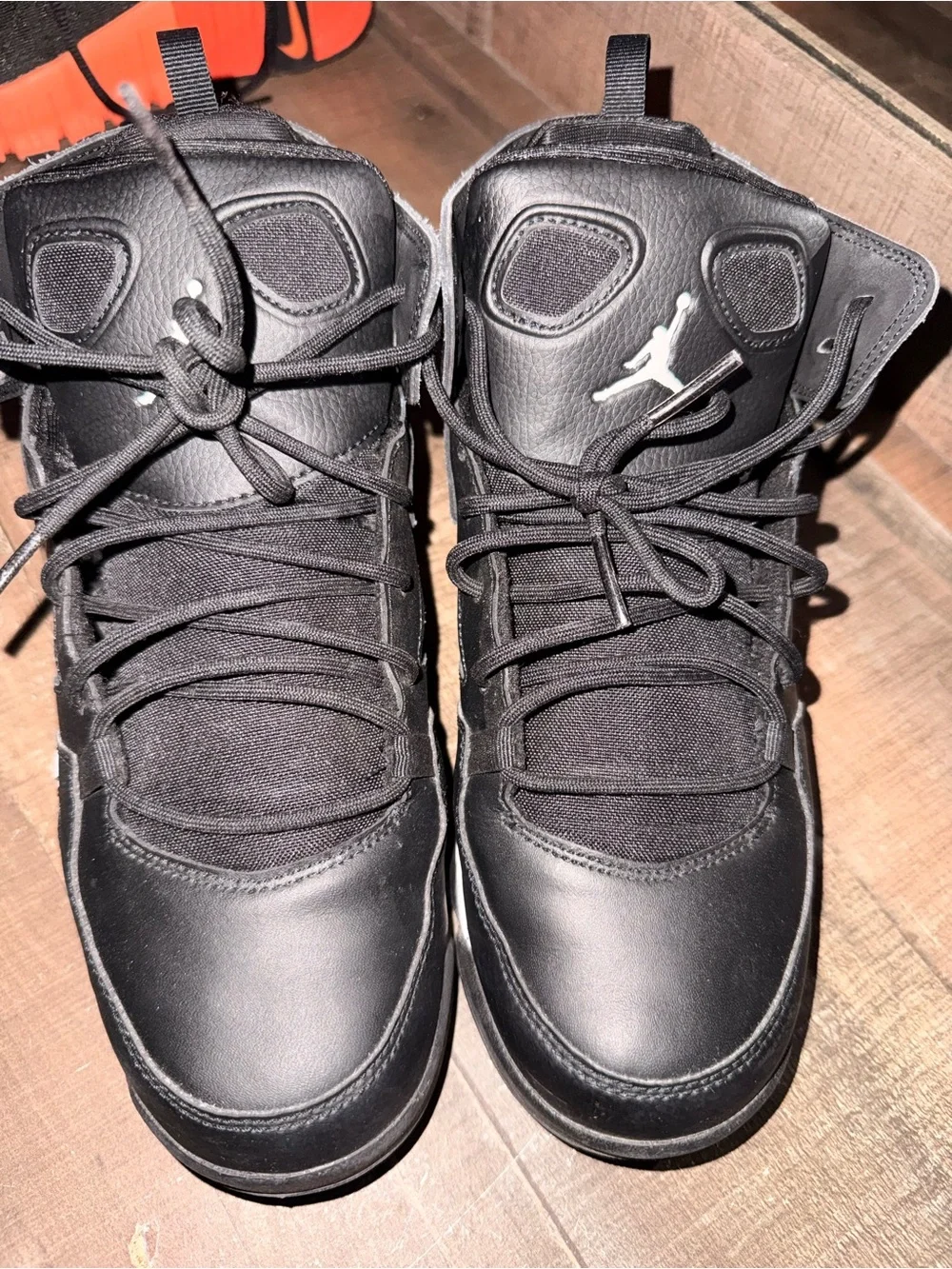 Jordan Black and White Retro Basketball Sneakers